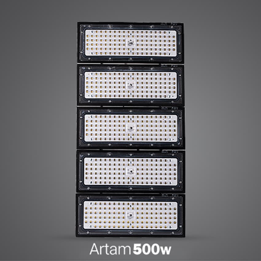 پرژکتور 500 وات SMD ضدآب مدل آرتام پارس شعاع توس