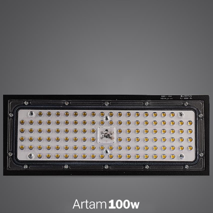 پرژکتور 100 وات SMD ضدآب مدل آرتام پارس شعاع توس