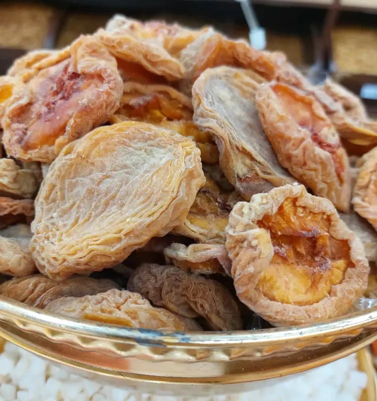 برگه هلو زعفرانی ۵۰۰ گرمی