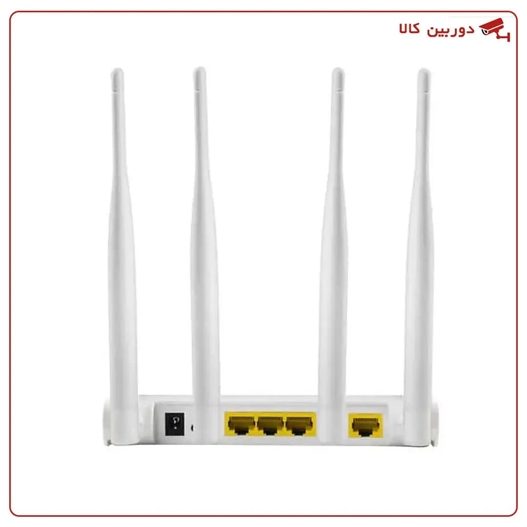 روتر 4G LTE نتربیت NW-431F | اینترنت سیمکارتی 150Mbps، وایفای 300Mbps، 4 پورت LAN و 4 آنتن خارجی — تصویر ۴