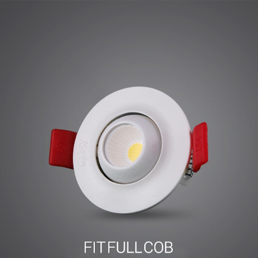 چراغ چشمی 3 وات LED COB دایره ای متحرک پارس شعاع توس