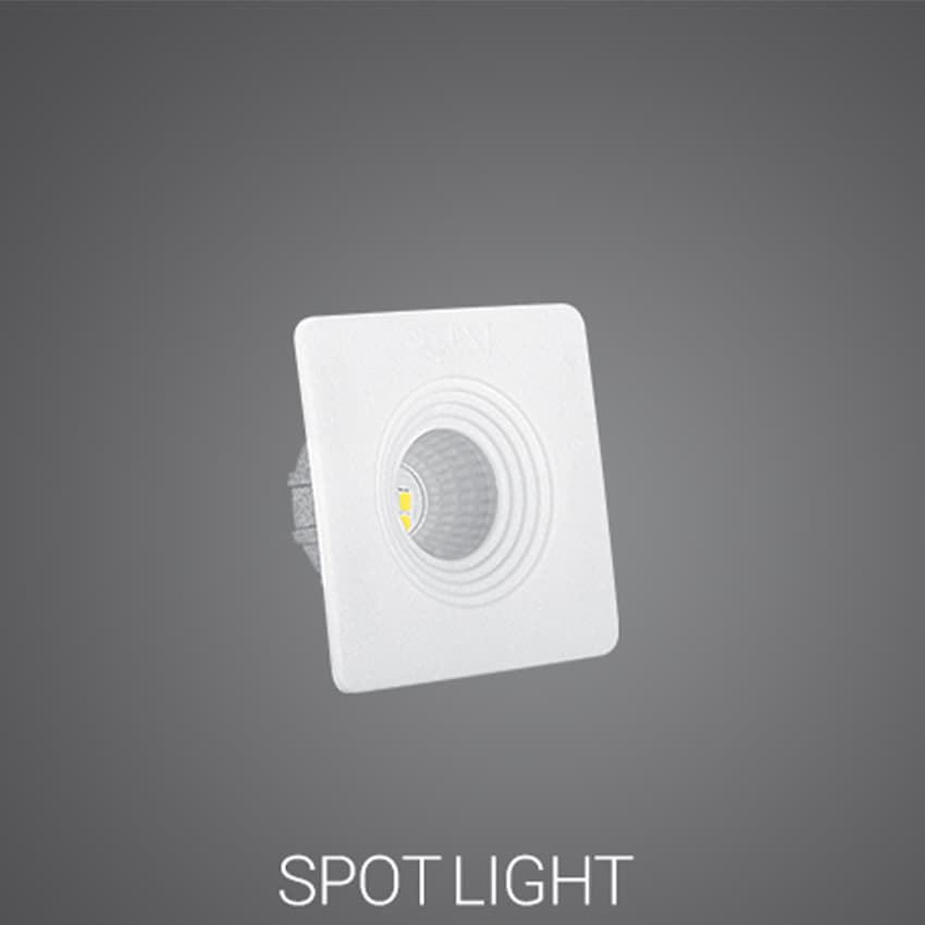 چراغ چشمی 3 وات LED SMD مربعی پارس شعاع توس — تصویر ۲