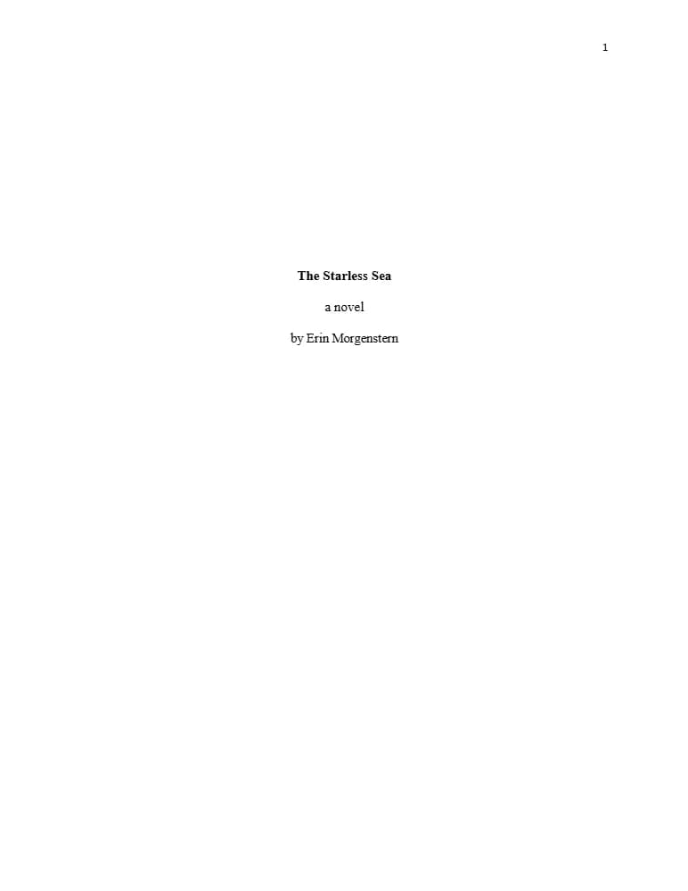 کتاب دریای بی‌ستاره اثر ارین مورگنشترن نسخه PDF انگلیسی — تصویر ۳