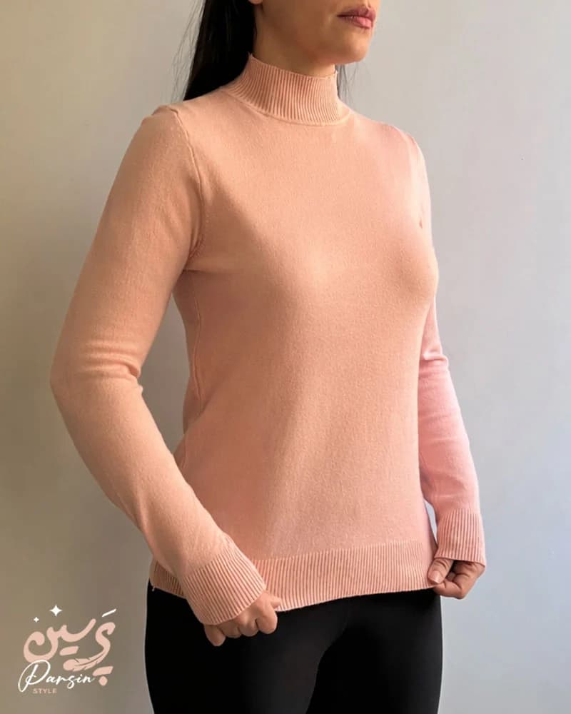 بلوز گپ زنانه یقه ایستاده وارداتی — تصویر ۲
