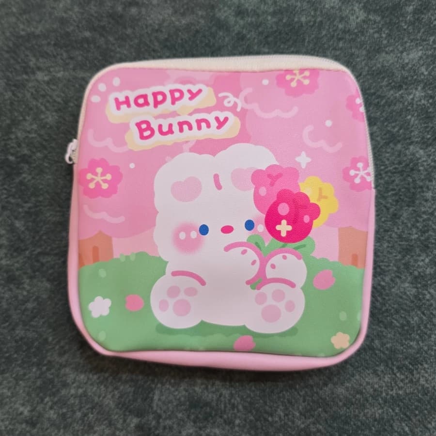 کیف نوار بهداشتی طرح کرومی Cute Bunny کد2 — تصویر ۵