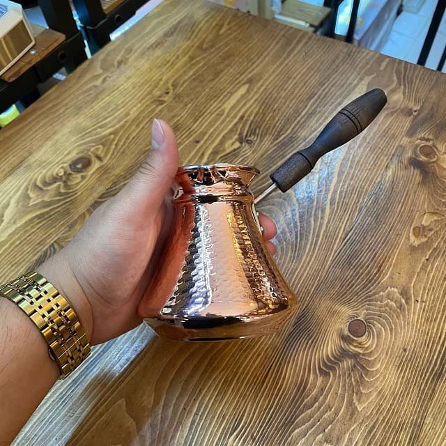 قهوه جوش مسی ارمنی سایز3 — تصویر ۲