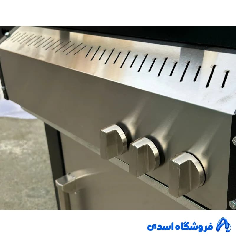 باربیکیو استیل کابینت دار 70 سانتی — تصویر ۴