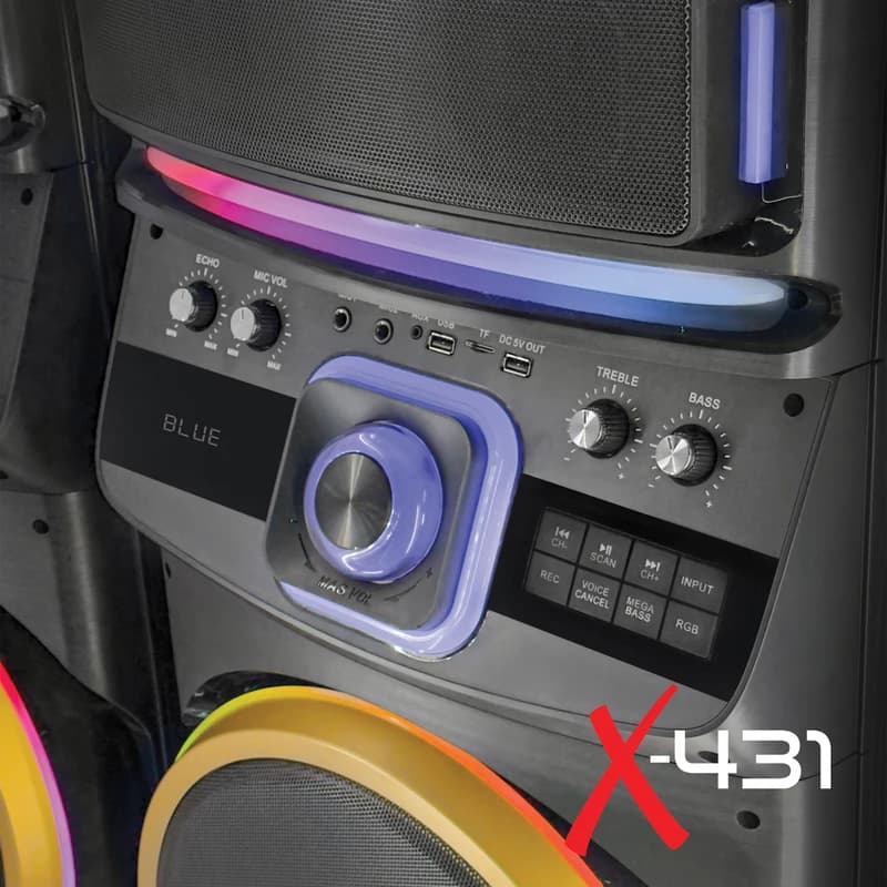 پخش کننده خانگی دو قلو میکرولب مدل DJ-X431 — تصویر ۴
