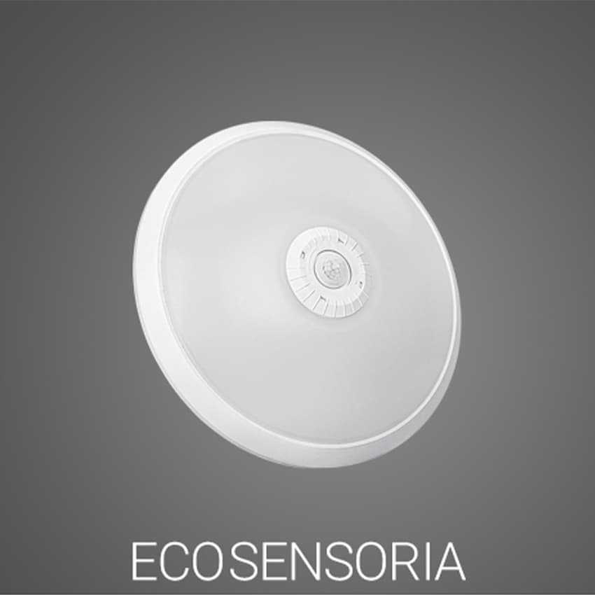 لامپ 25 وات LED روکار دایره ای مدل اکو سنسوریا پارس شعاع توس