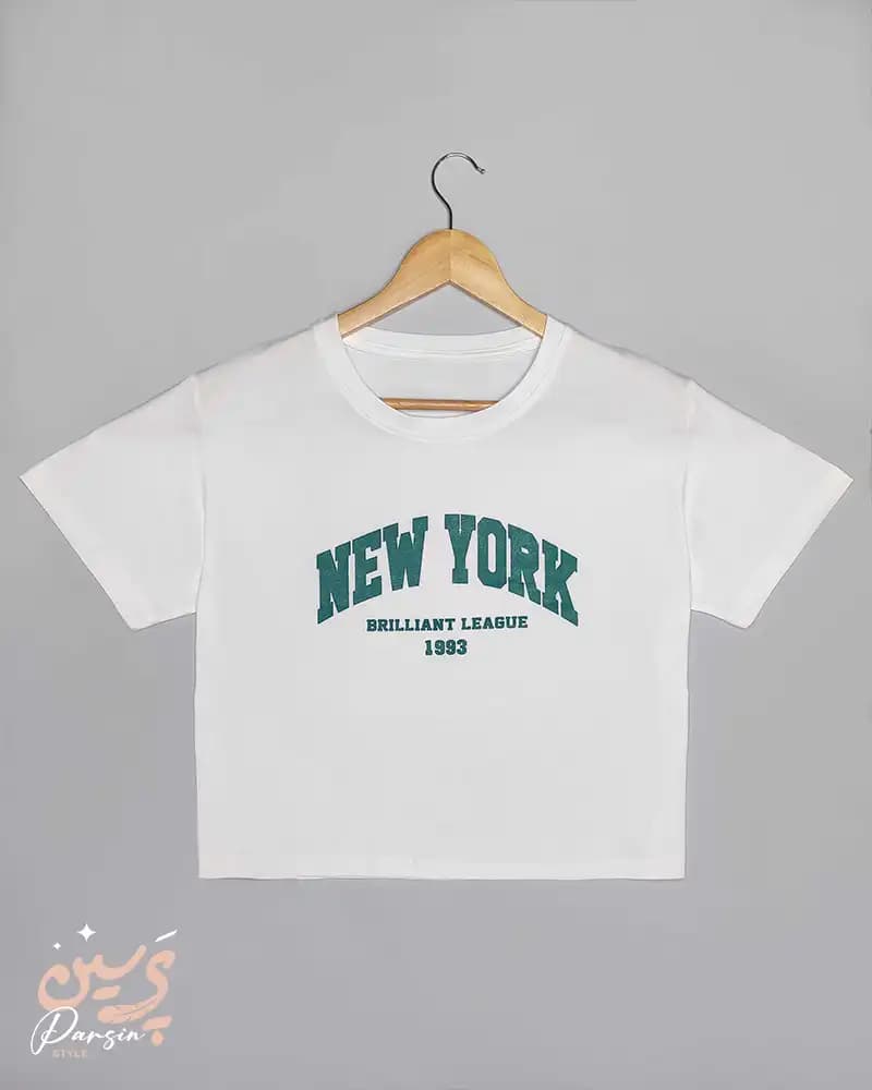 تیشرت کراپ New York — تصویر ۳