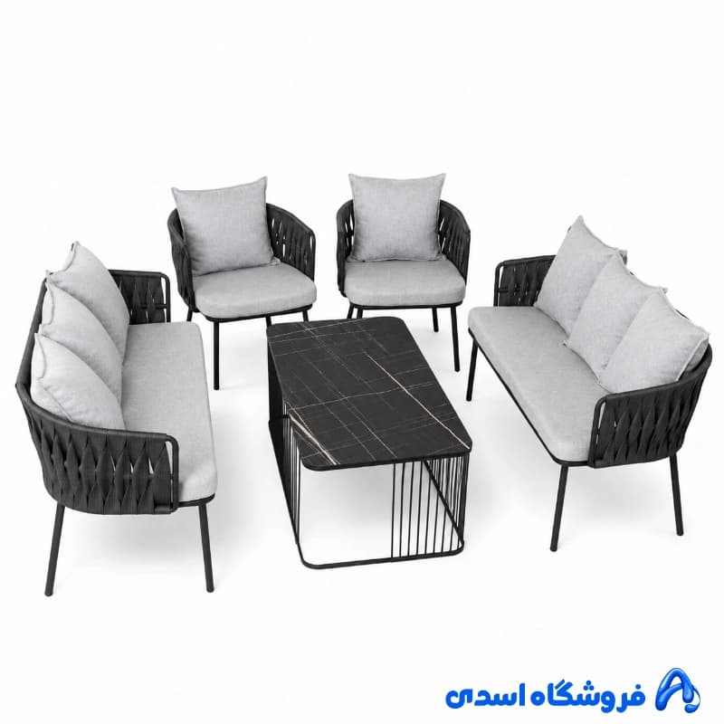 میز و صندلی نووا مدل کنزی 6 نفره — تصویر ۲