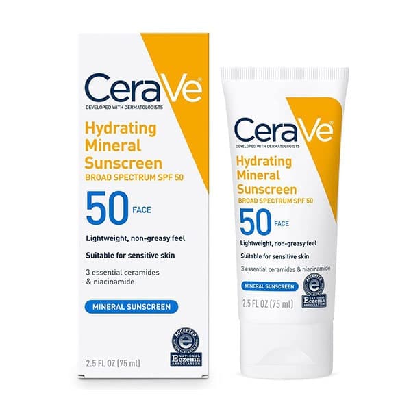 کرم ضد آفتاب مینرال سراوی SPF 50 حجم ۷۵ میل — تصویر ۲