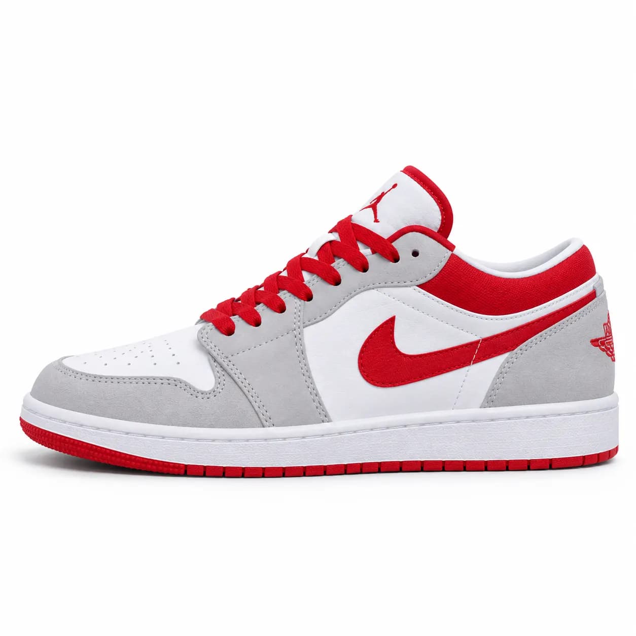 کتونی زنانه جردن وان (Jordan 1 Low) سفید قرمز