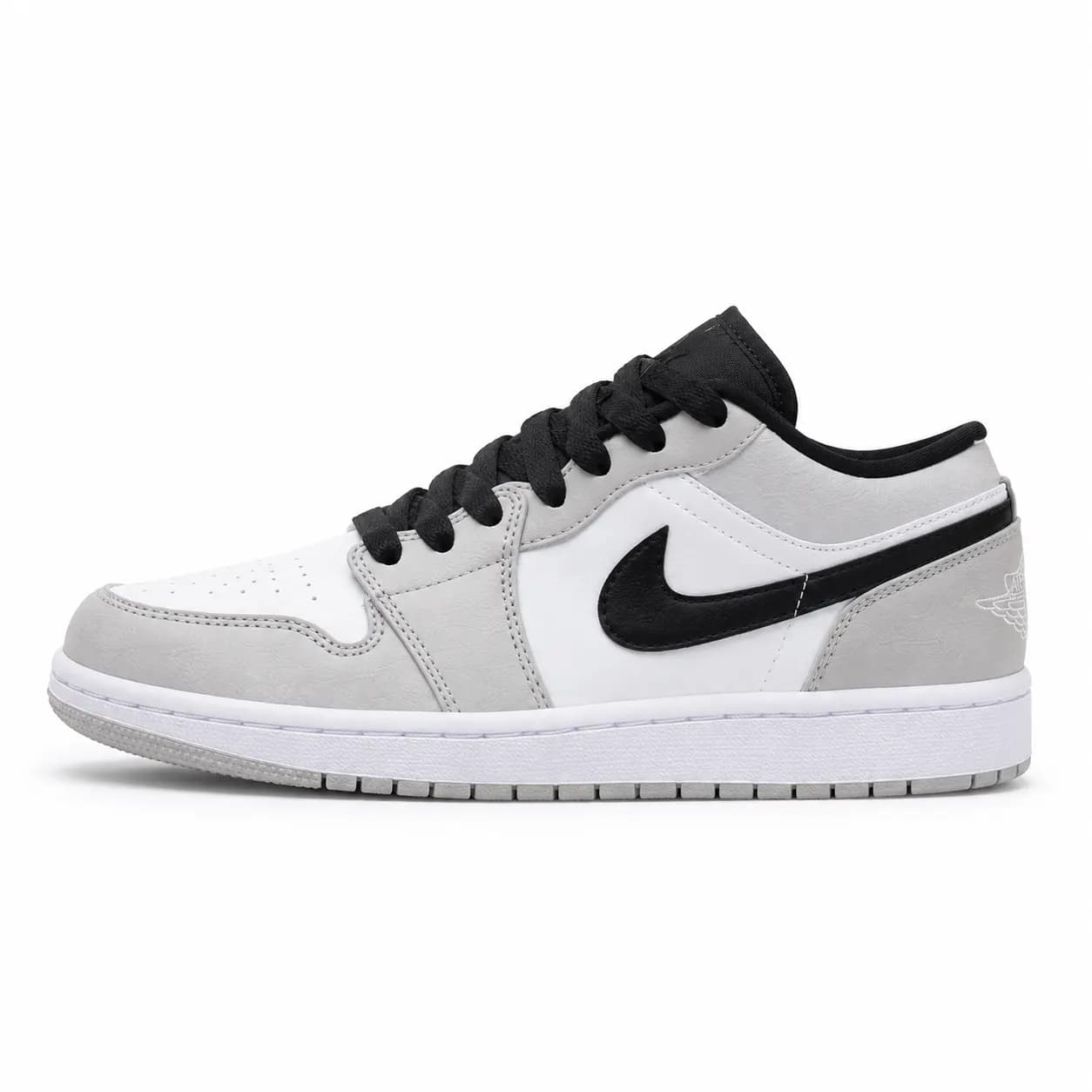 کتونی زنانه جردن وان (Jordan 1 Low) طوسی سفید