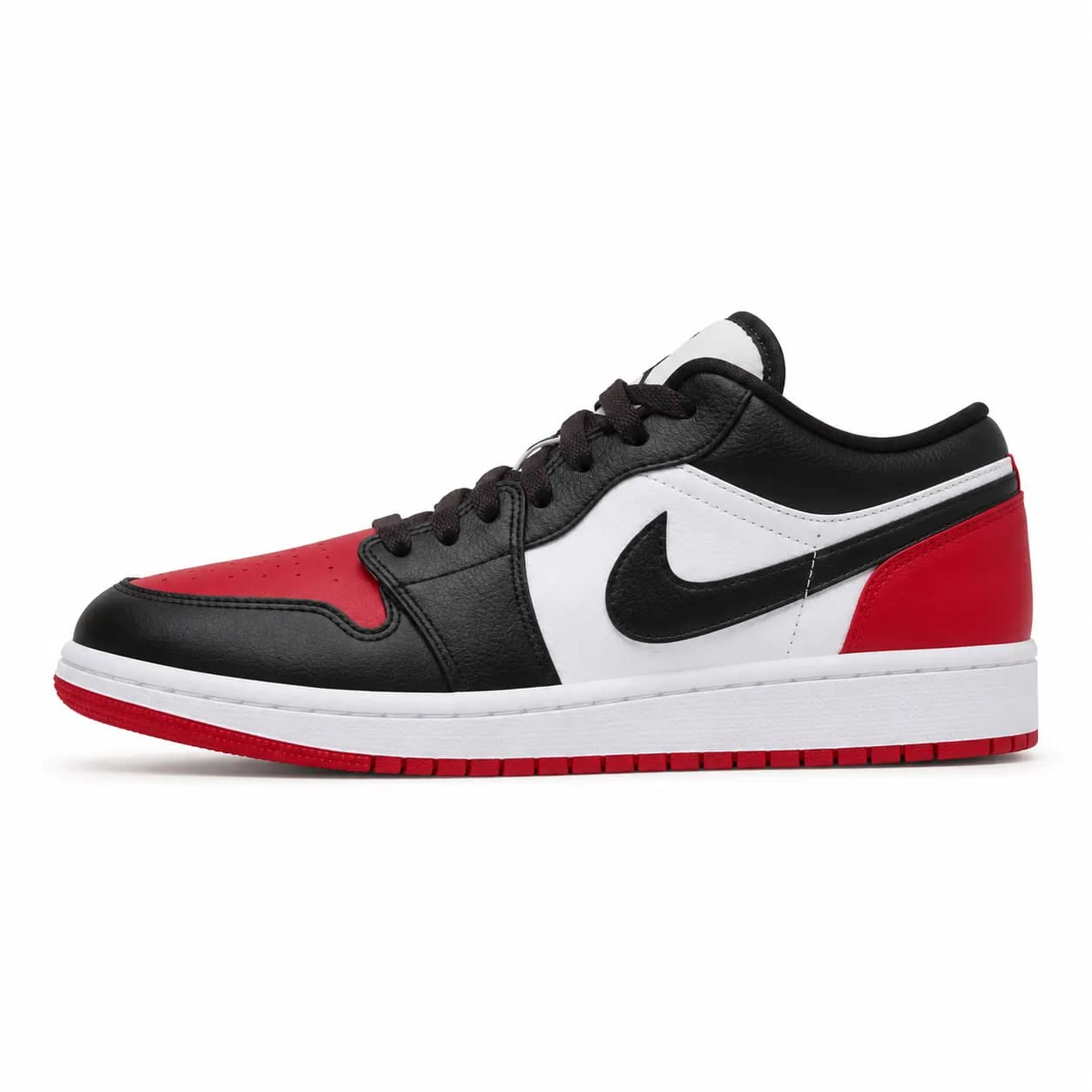 کتونی زنانه جردن وان (Jordan 1 Low) مشکی قرمز