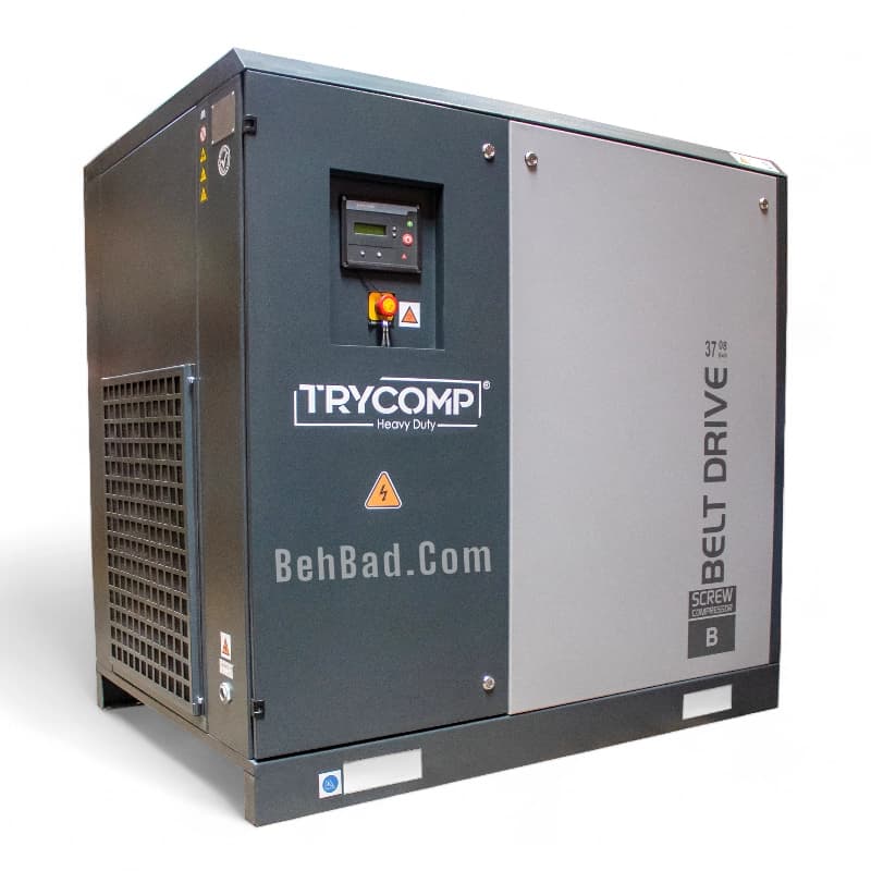 کمپرسور باد اسکرو 37 کیلووات 6 متر مکعب Trycomp ترکیه مدل TRY37B