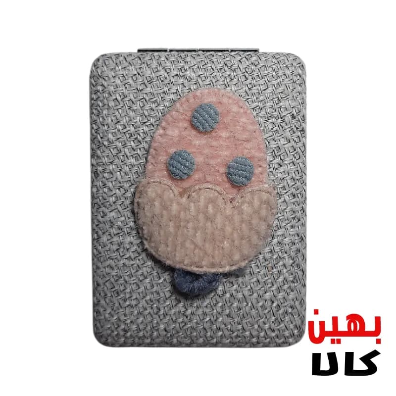 آینه جیبی کنفی-طرح توت فرنگی