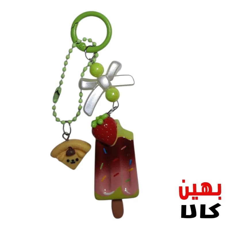آویز فانتزی-طرح بستنی چوبی — تصویر ۲