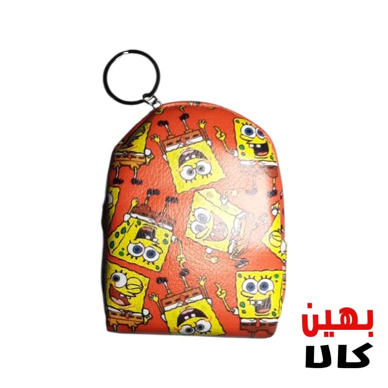 کیف هندزفری و شارژر_طرح باب اسفنجی