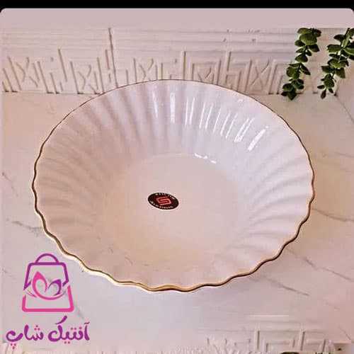 کاسه خورشیدی لب طلا