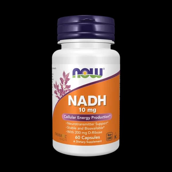 NOW Foods NADH 10mg 60 Veg Capsules