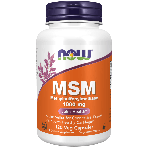NOW Foods MSM 1000 mg Veg 120 Capsules