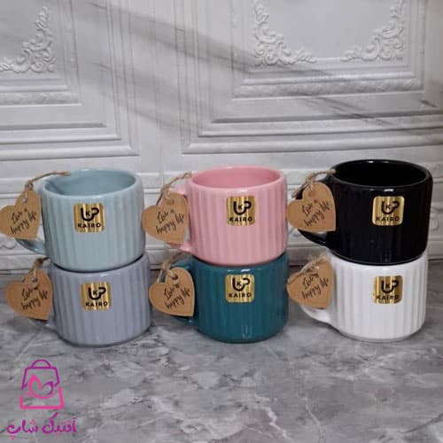 ماگ سرامیکی شیار دار