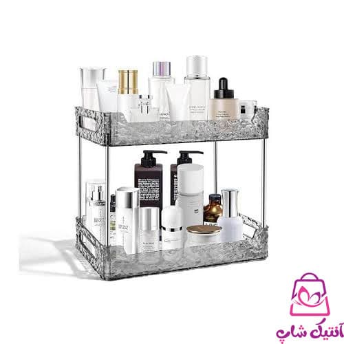 استند لوازم آرایشی دو طبقه