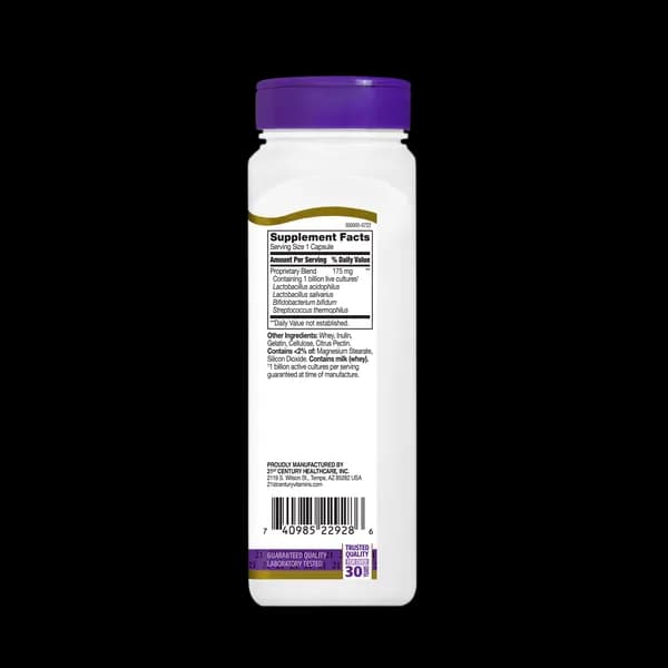 کپسول ترکیبی پروبیوتیک اسیدوفیلوس قرن بیست و یکم بسته ۱۵۰ عددی (21st Century Acidophilus Probiotic Blend 150 Capsules) — تصویر ۴