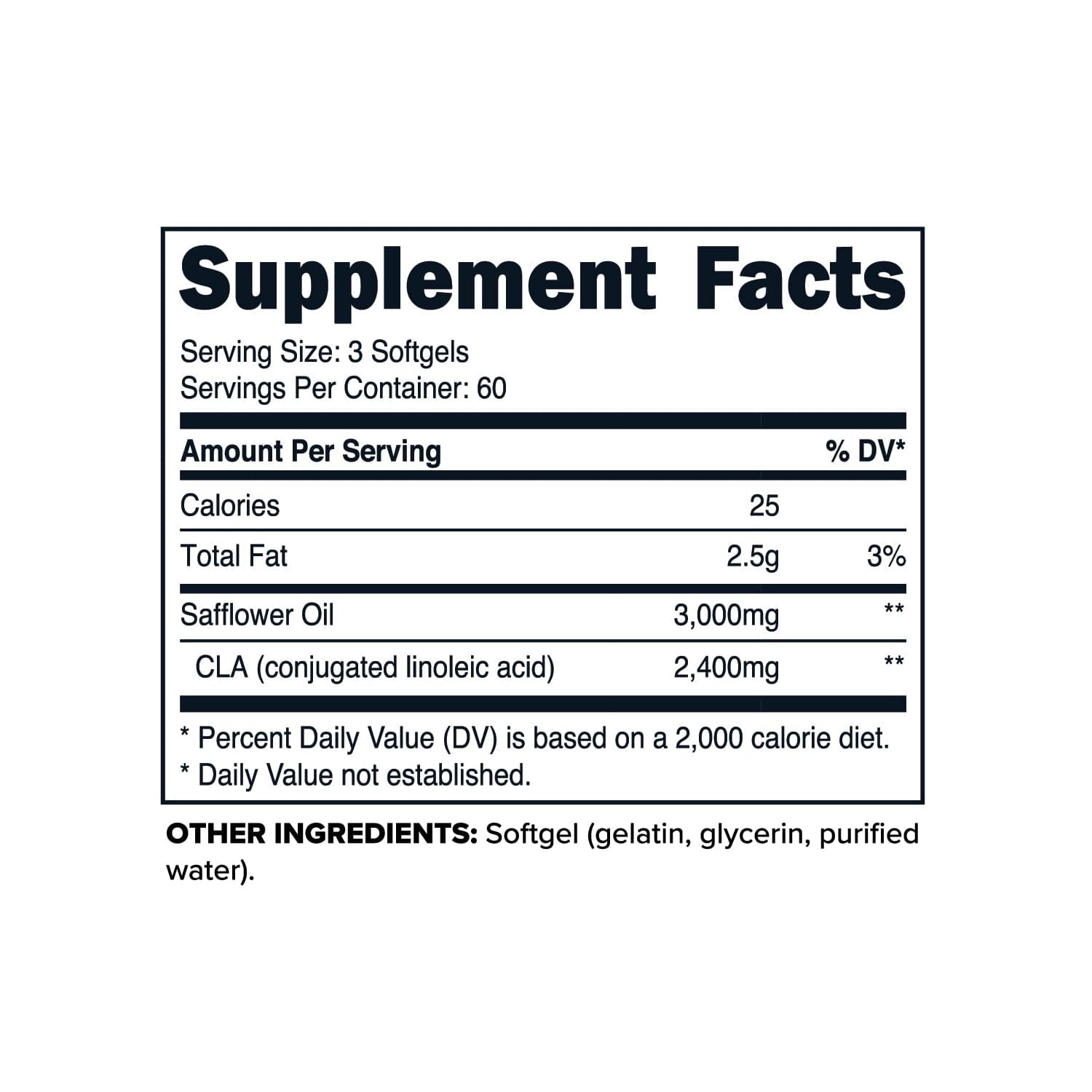 سافت ژل مکس سی ال ای 2400 میلی گرم پریمافورس بسته 180 عددی (PrimaForce Max CLA 2400mg 180 Softgels) — تصویر ۳