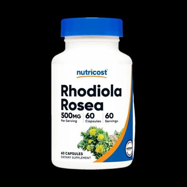 کپسول رودیولا رزیا 500 میلی گرم ناتریکاست بسته 60 عددی (Nutricost Rhodiola Rosea 500 mg 60 Capsules) — تصویر ۲