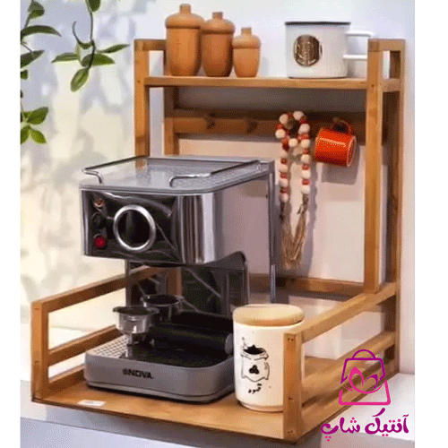 استند اسپرسوساز چوبی
