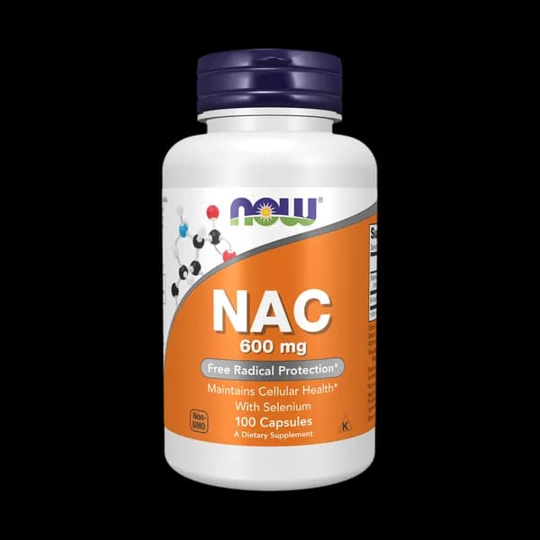 NOW Foods NAC 600mg 100 Veg Capsules
