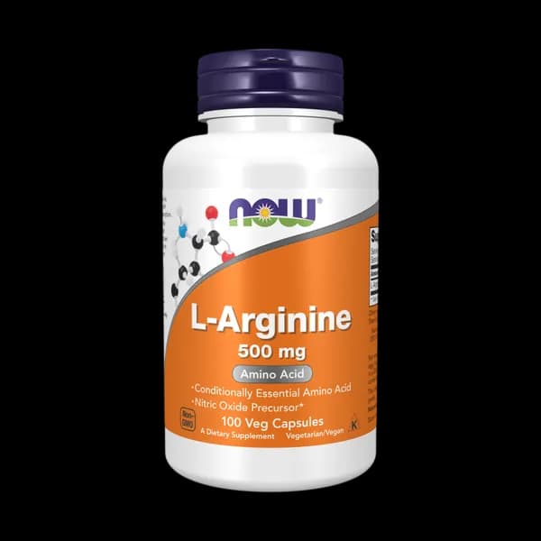 کپسول گیاهی ال آرژنین 500 میلی گرم ناو فودز بسته 100 عددی (NOW Foods L-Arginine 500mg 100 Veg Capsules) — تصویر ۲
