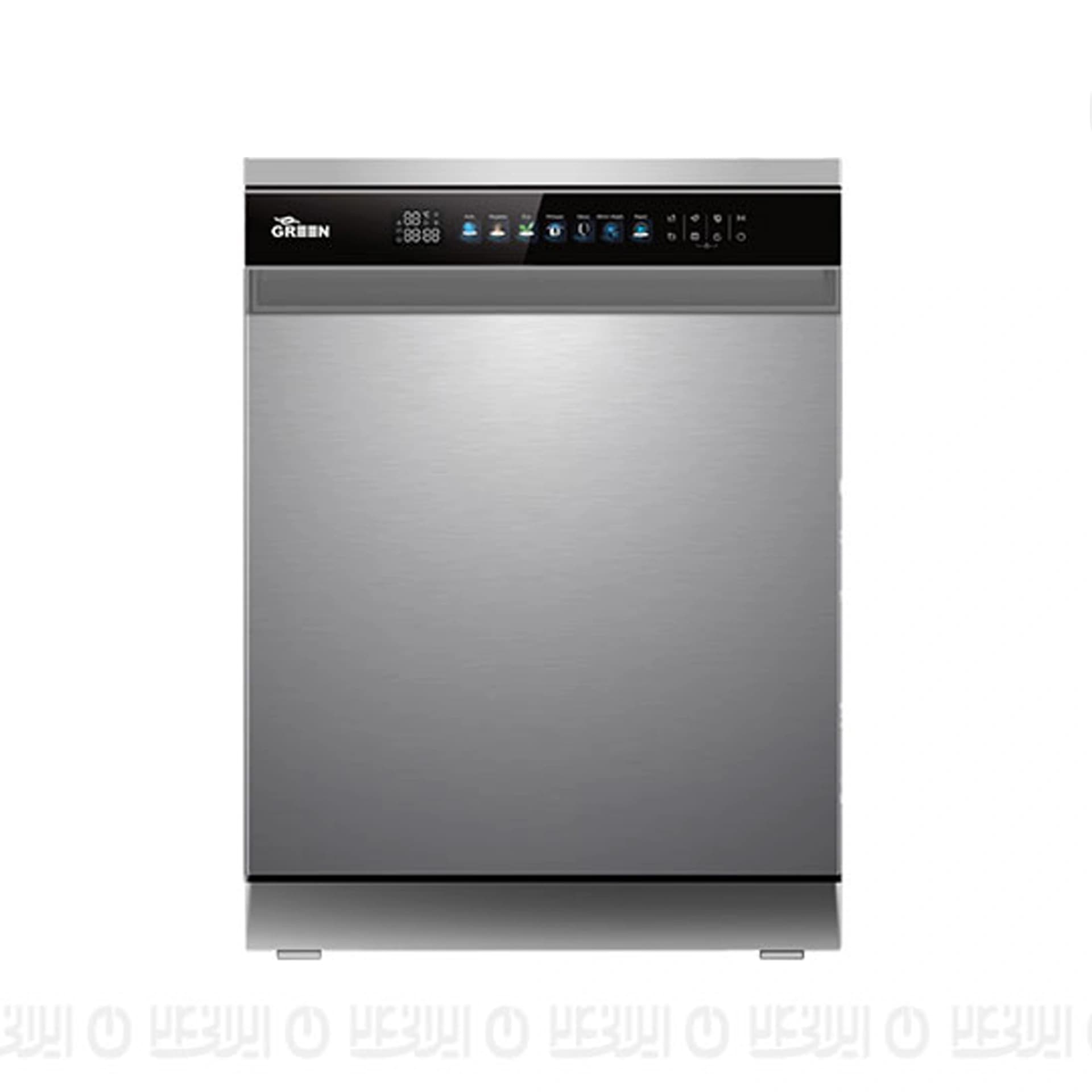 ماشین ظرفشویی 16 نفره گرین مدل GDW1616A-S سیلور