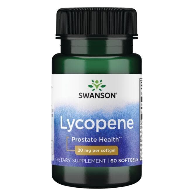 قرص سافت ژل 20 میلیگرم سوانسون بسته 60 عددی (SWANSON Premium Lycopene 20mg 60 Softgels)