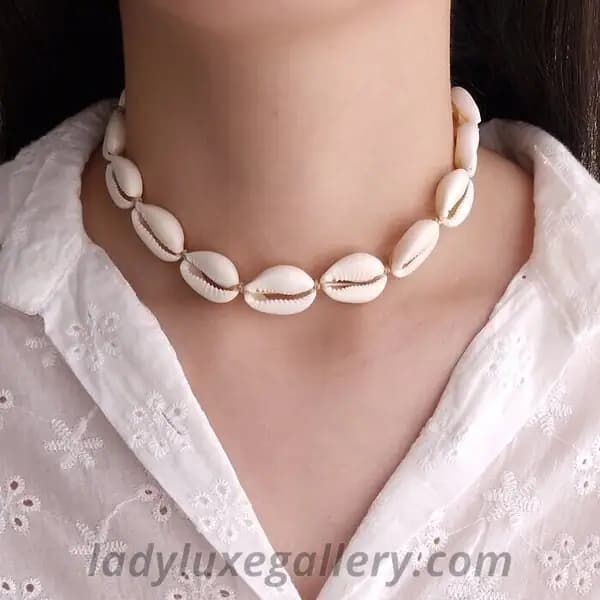 گردنبند چوکر صدفی — تصویر ۲