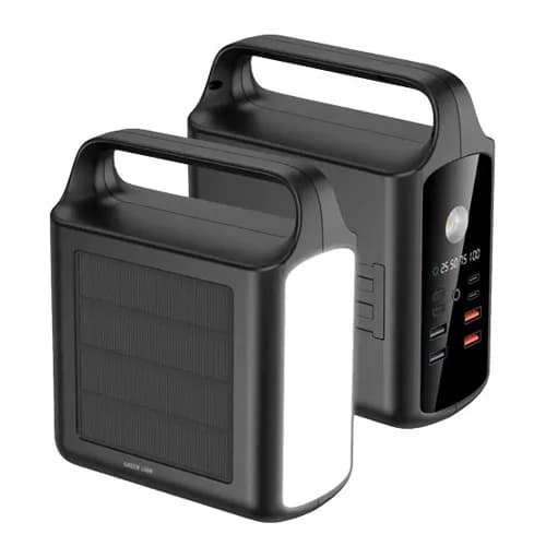 پاوربانک خورشیدی گرین لاین Solar Xtreme مدل GNPXB9S100KBK ظرفیت ۱۰۰۰۰۰ میلی‌آمپر ساعت