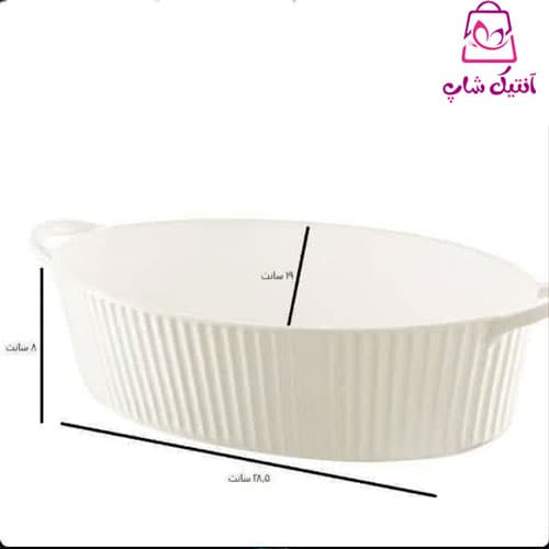 تابه سرامیکی بیضی — تصویر ۳