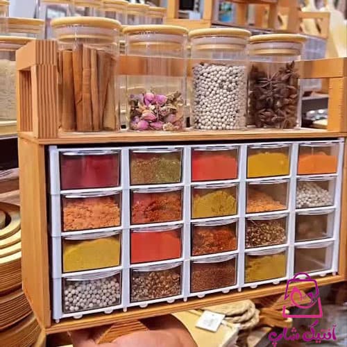 باکس 20 کشو نرده ای