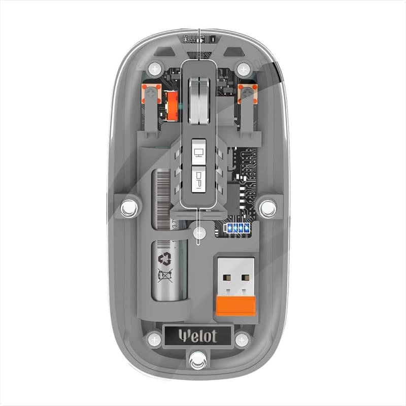 موس وایرلس شارژی سایلنت WELOT WM-96 BT 5.1 + 2.4G