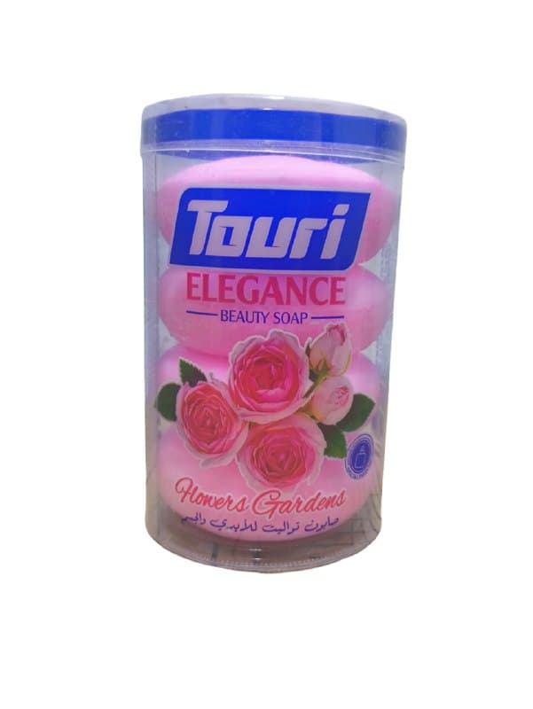 صابون توری مدل ELEGANCE با رایحه گل رز بسته ۴ عددی | محصول اردن
