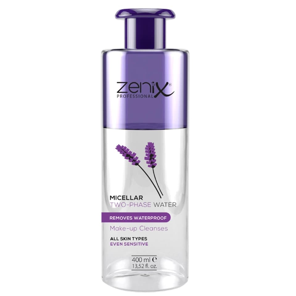 میسلار واتر دو فاز زنیکس zenix micellar water two phase حجم 400 میلی لیتر