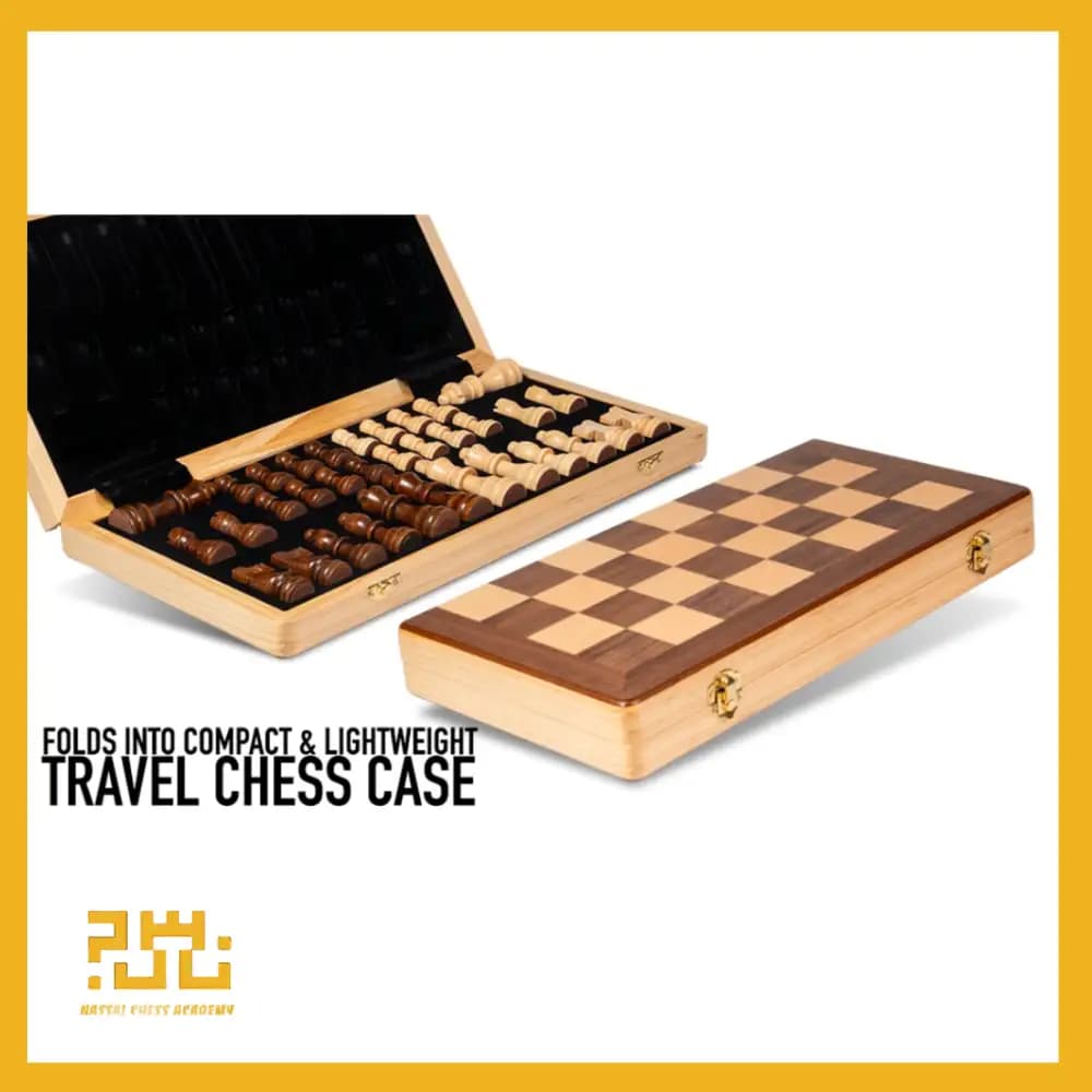صفحه و مهره چوبی کلاسیک سفری وارداتی Chess Armory — تصویر ۹