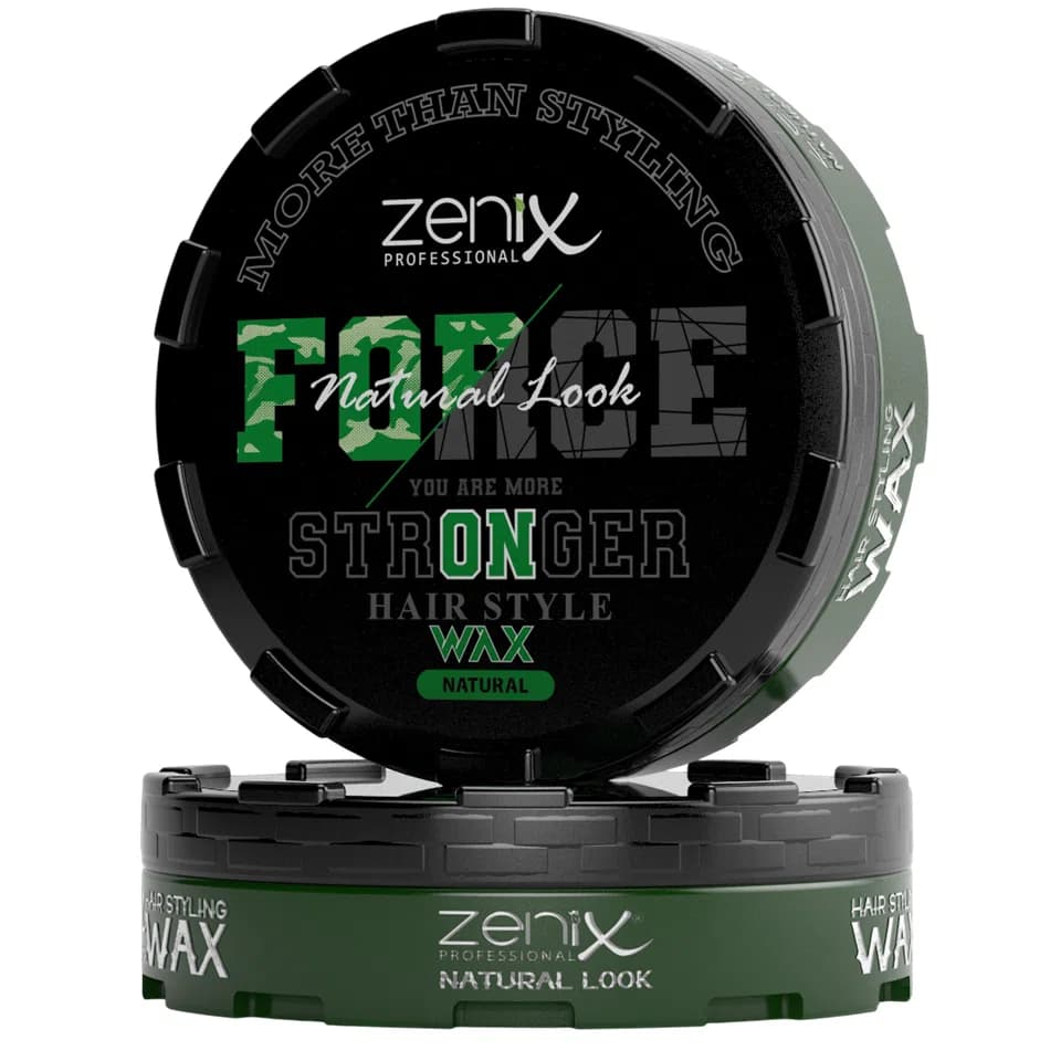 واکس موی فورس مدل نچرال لوک زنیکس zenix force hair style wax natural look حجم 150 میلی لیتر