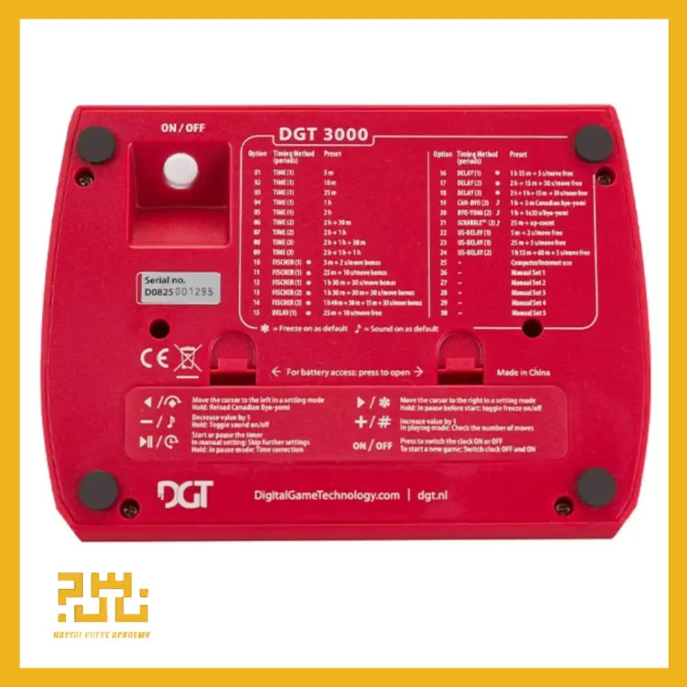 ساعت شطرنج دیجیتال وارداتی DGT_3000 — تصویر ۴