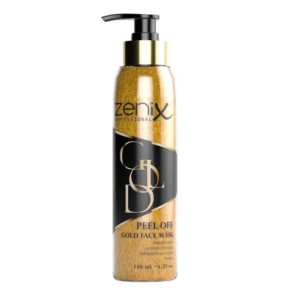 ماسک صورت طلایی لایه بردار زنیکس zenix peel off face mask gold حجم 130 میلی لیتر