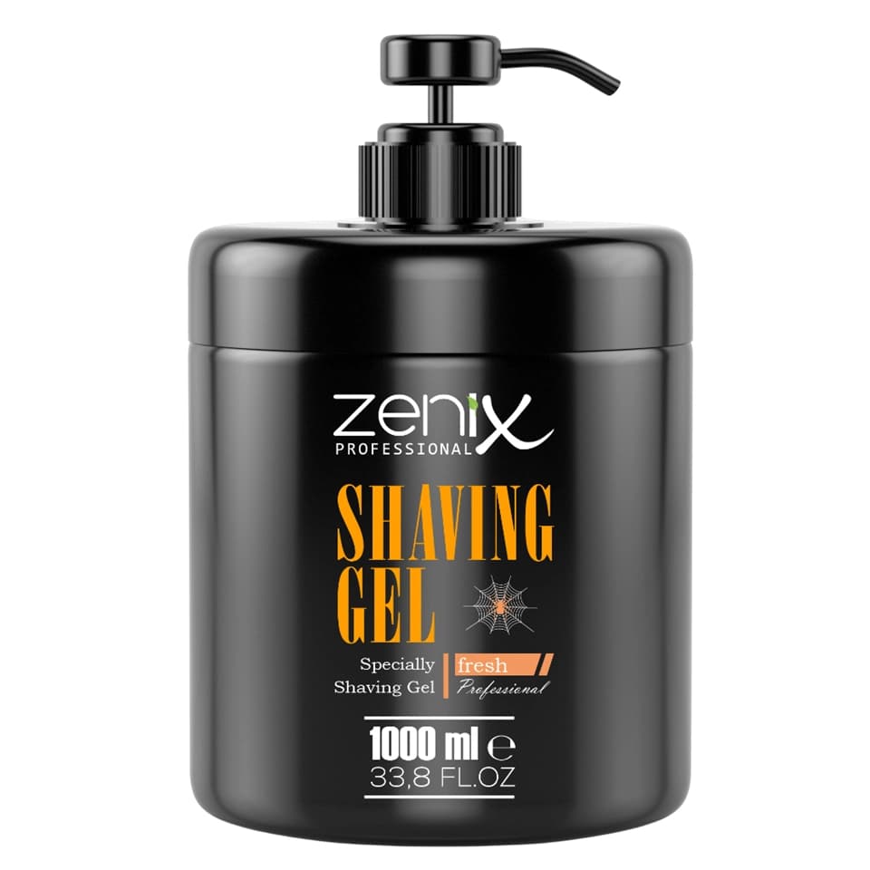 ژل اصلاح زنیکس zenix men series face care shaving gel حجم 1000 میلی لیتر — تصویر ۲