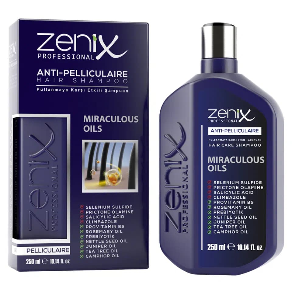 شامپو مو تخصصی ضد پلیکولار زنیکس zenix anti pelliculaire shampoo حجم 250 میلی لیتر — تصویر ۲