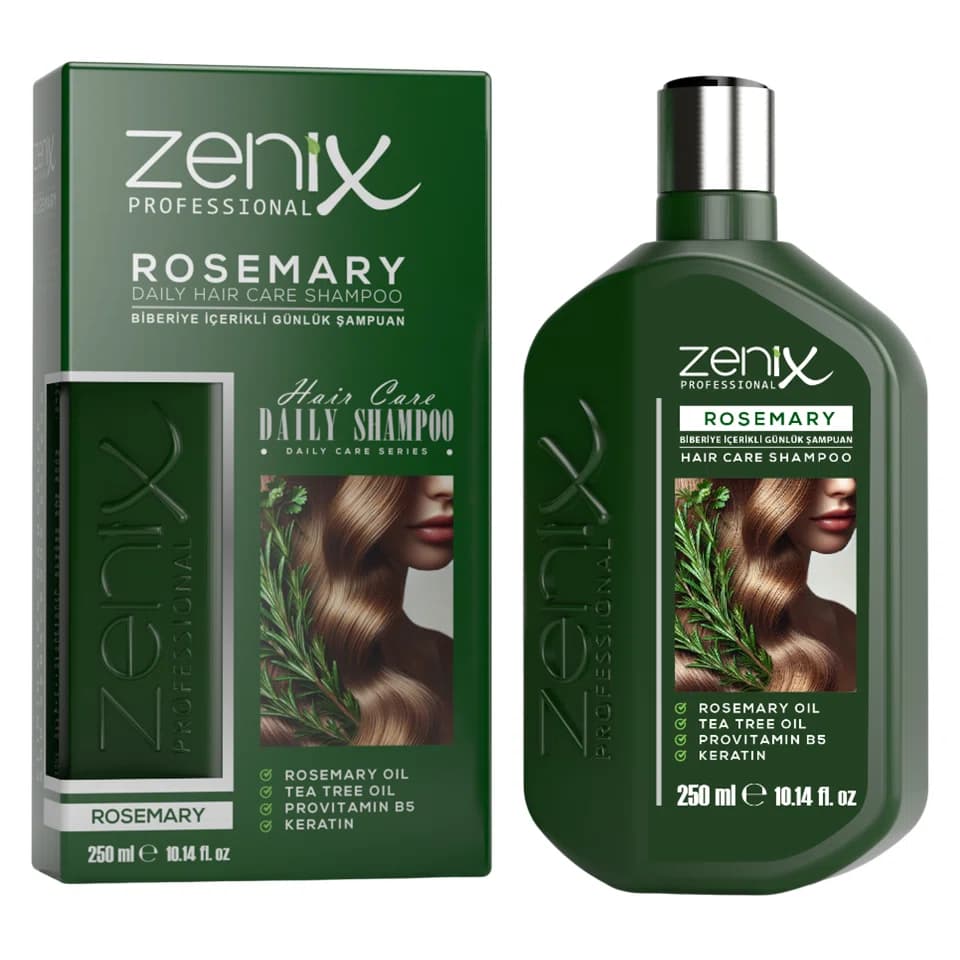 شامپو مو تخصصی رزماری زنیکس zenix rosemary hair shampoo حجم 250 میلی لیتر — تصویر ۲